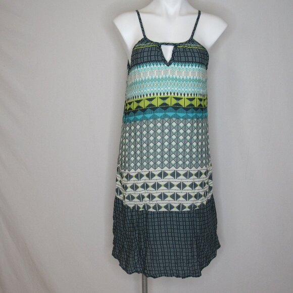 Prana NARI Geometric Print Lined Sundress Summer Women's S Small - Picture 1 of 8